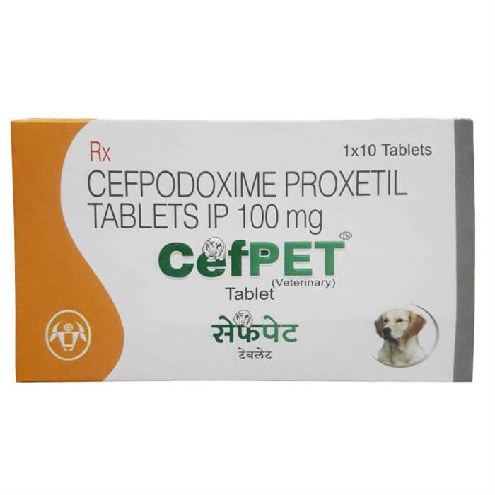 Cefpet 100 mg tablet